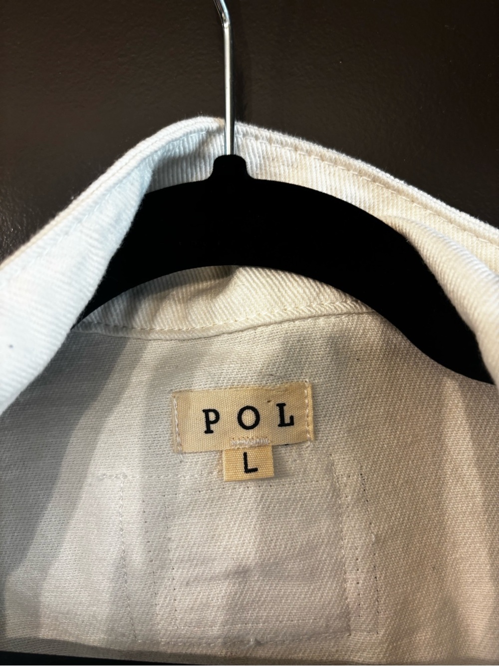 POL white Distressed Denim Jacket - Picture 2 of 3